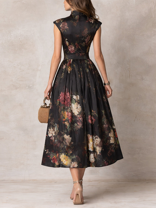 SIENNA | VESTIDO MIDI FLORAL