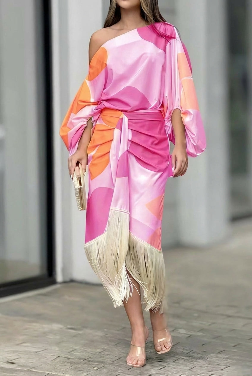 Daniela - Conjunto dos piezas con flecos