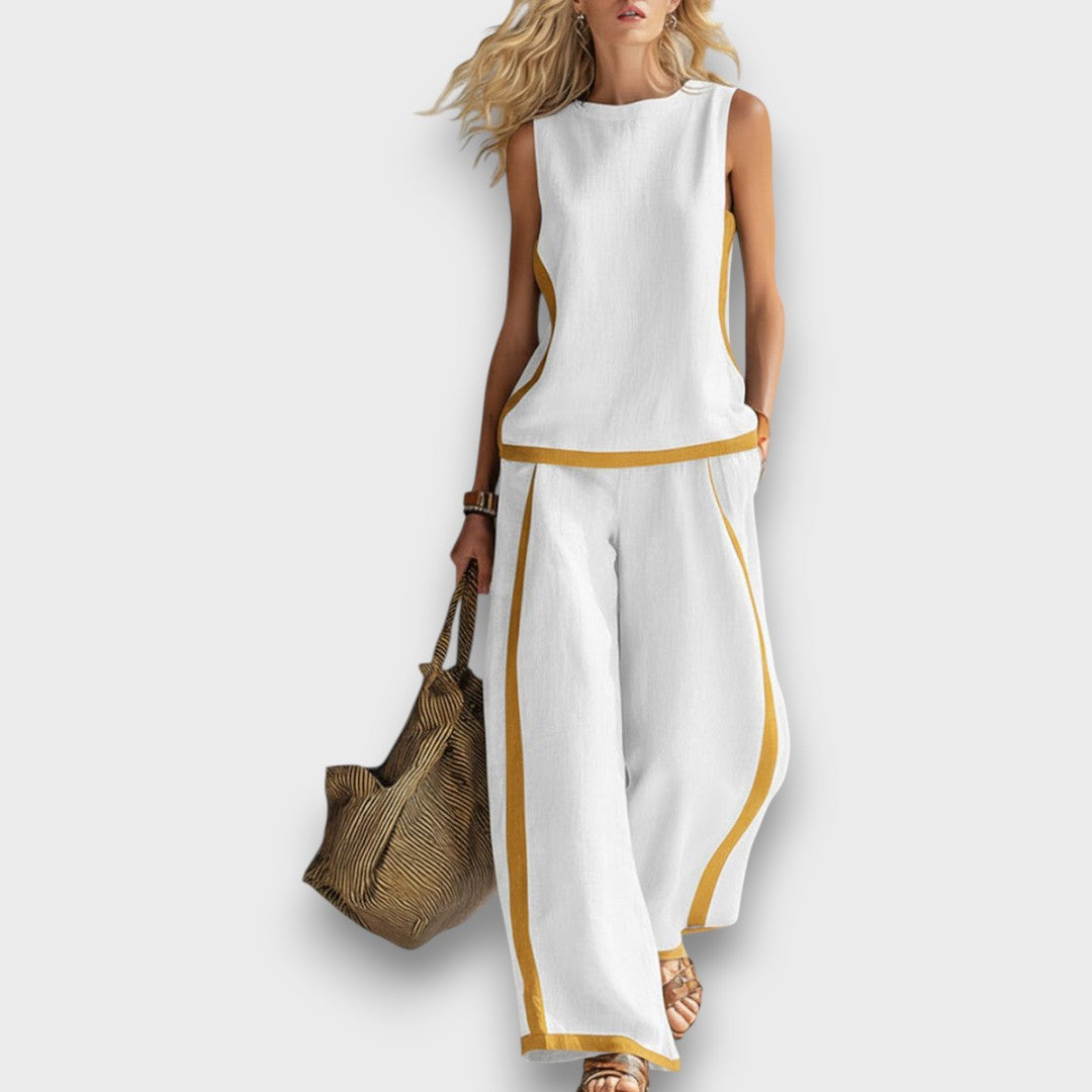 AURENE™ | CONJUNTO DE LINO DE DOS PIEZAS