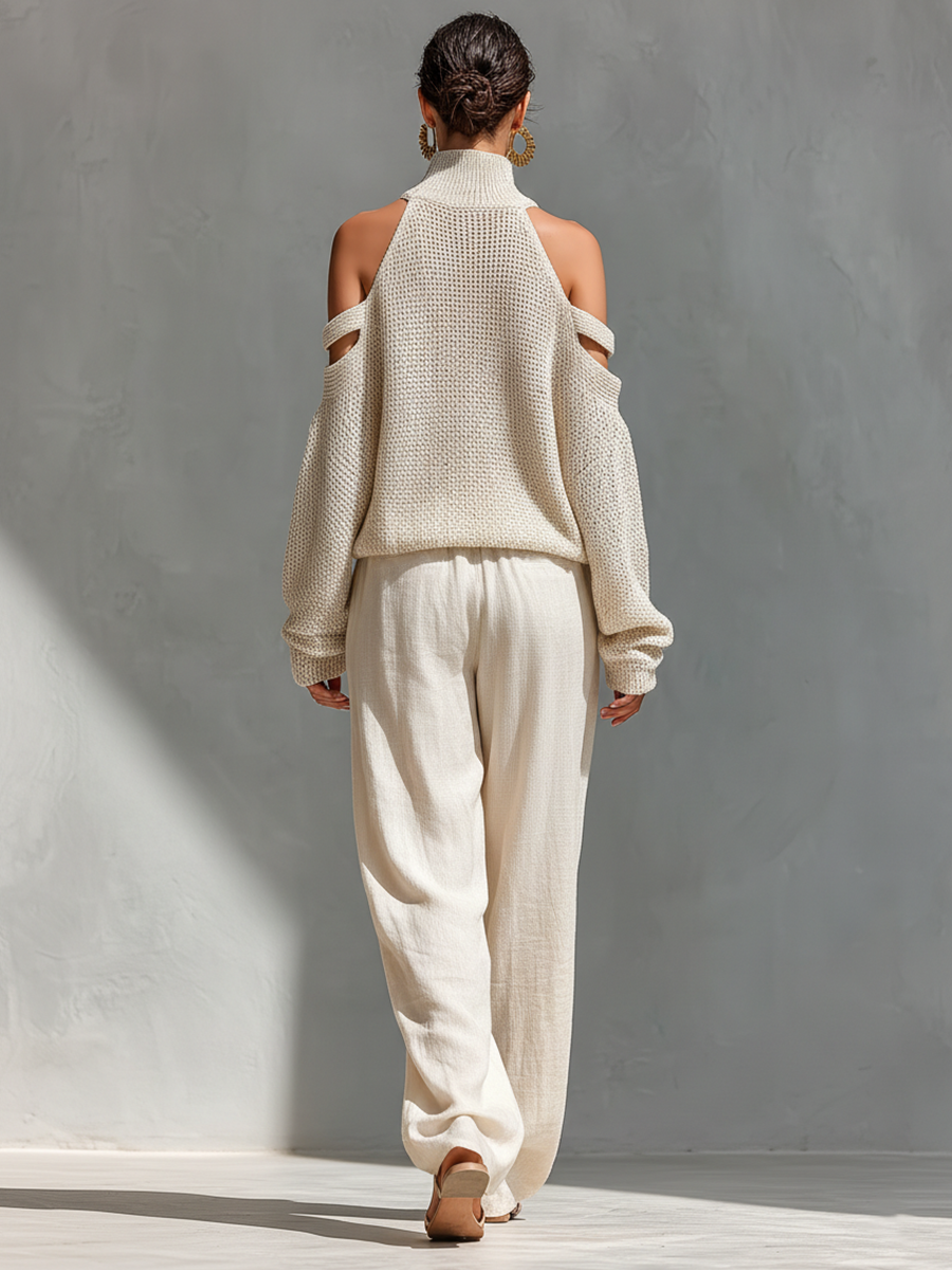 NARA | CONJUNTO DE PUNTO Y LINO RELAJADO