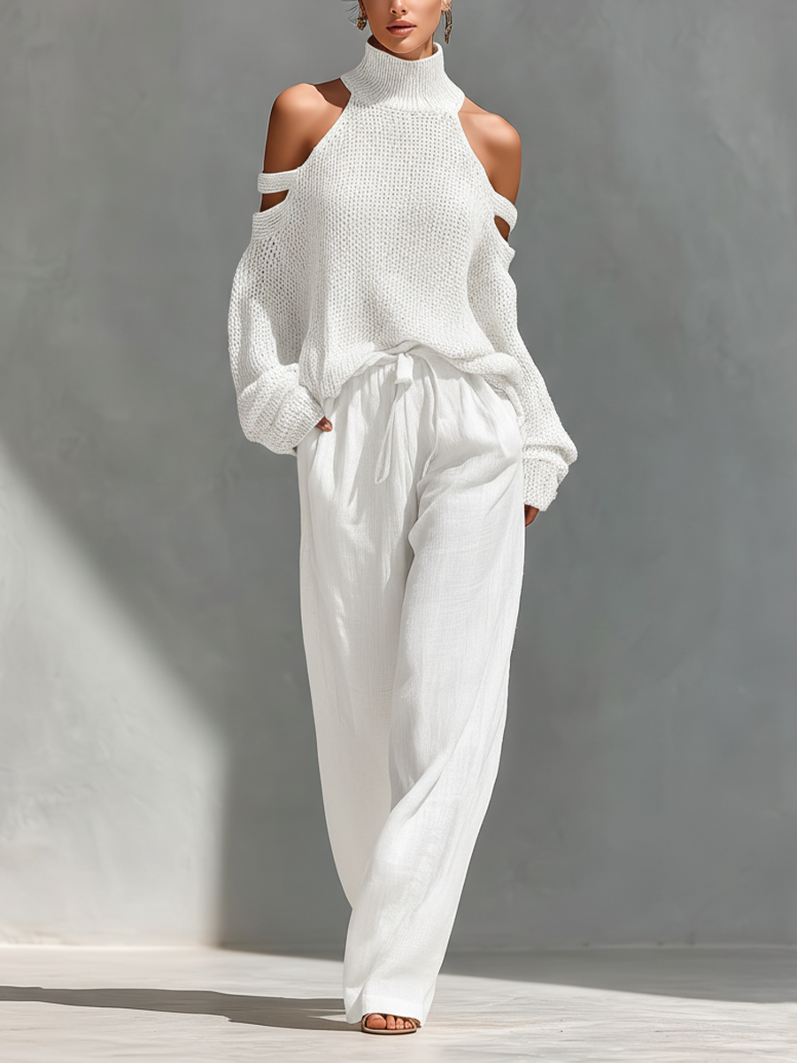 NARA | CONJUNTO DE PUNTO Y LINO RELAJADO