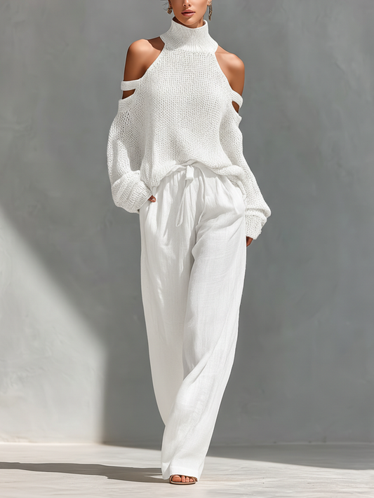 NARA | CONJUNTO DE PUNTO Y LINO RELAJADO