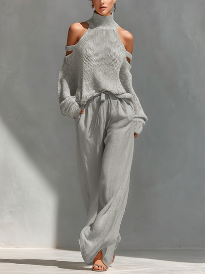 NARA | CONJUNTO DE PUNTO Y LINO RELAJADO