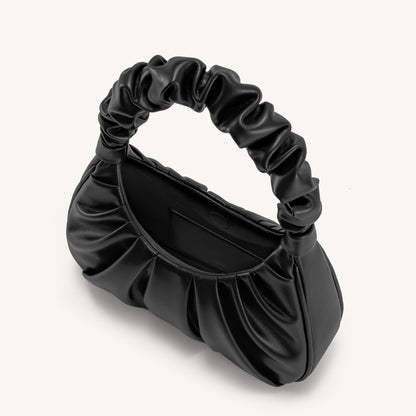 BOLSO FRUNCIDO I Piel negro