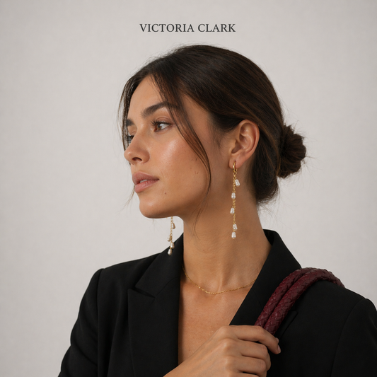 PENDIENTES LARGOS PERLAS