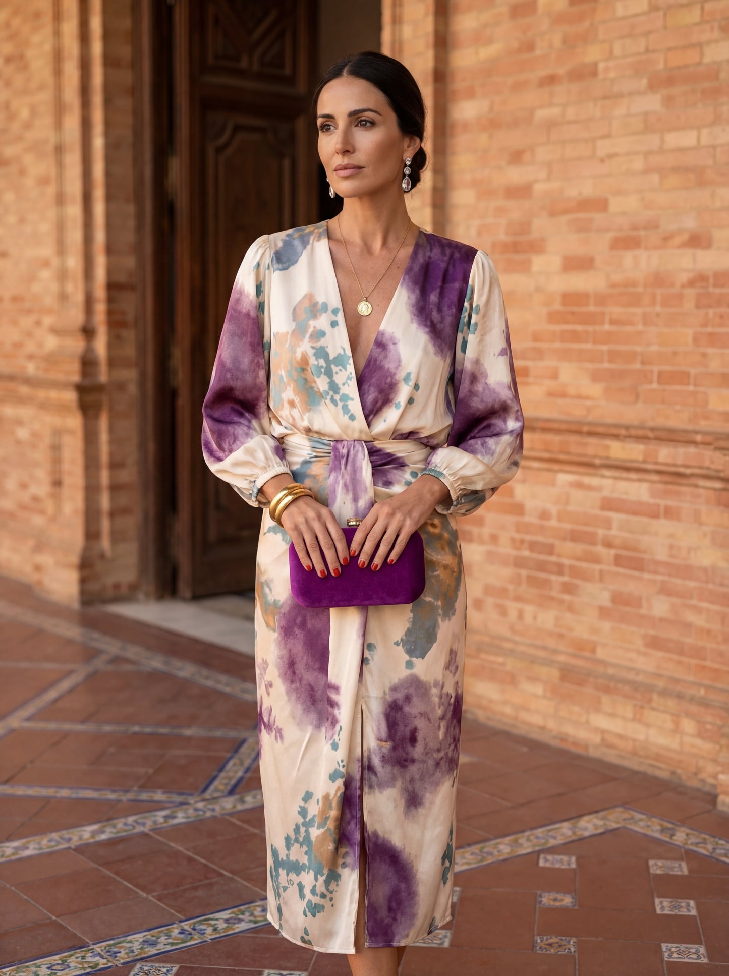 Valeria Vestido escote en V