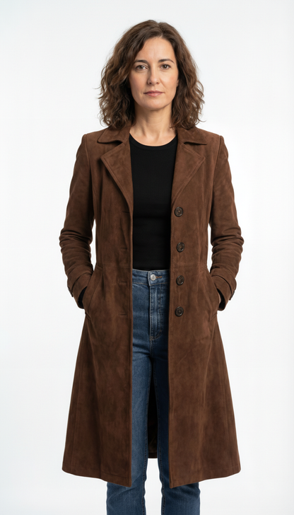 Sygrid™ Abrigo Largo Elegante para Calidez y Estilo Atemporal