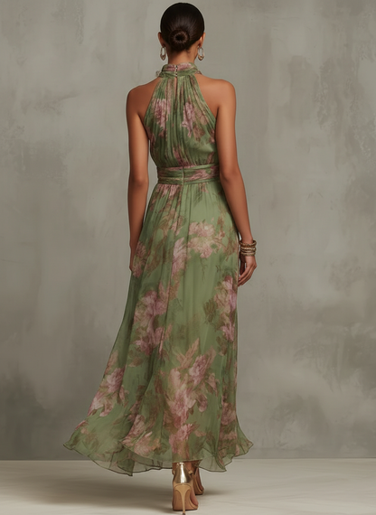 AURORA | VESTIDO MAXI FLORAL VAPOROSO