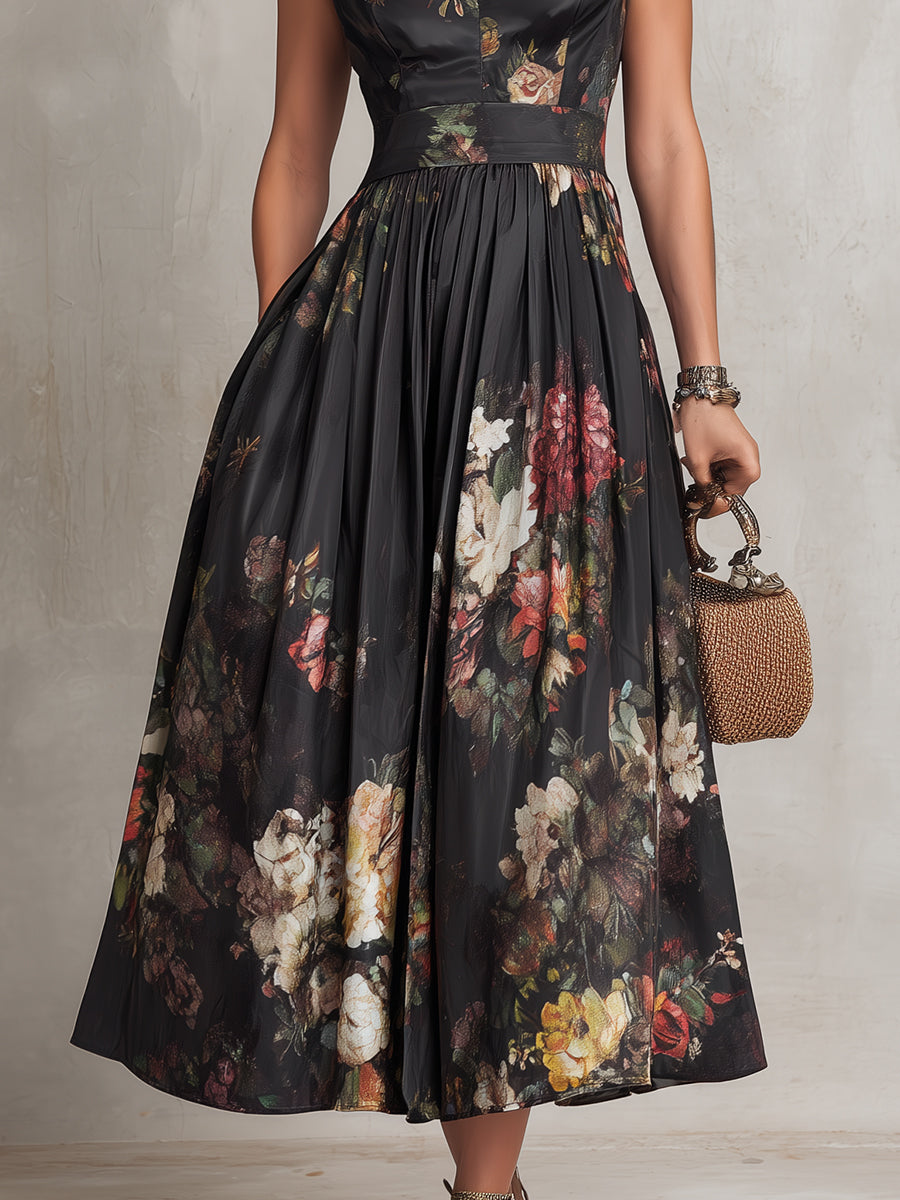 SIENNA | VESTIDO MIDI FLORAL