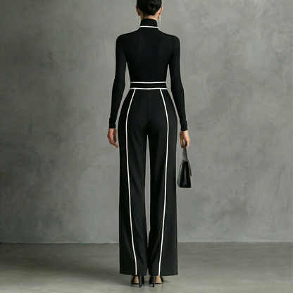 CONJUNTO PUNTO ESTRUCTURADO CON VIVOS EN CONTRASTE