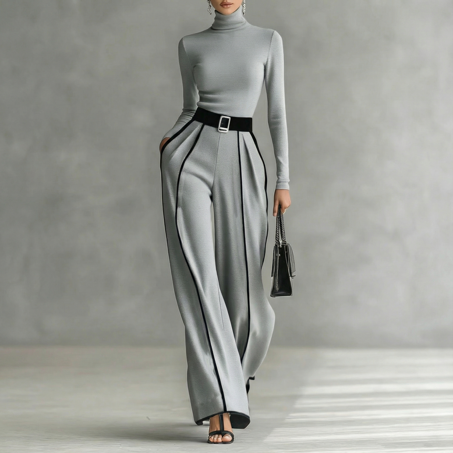 CONJUNTO PUNTO ESTRUCTURADO CON VIVOS EN CONTRASTE