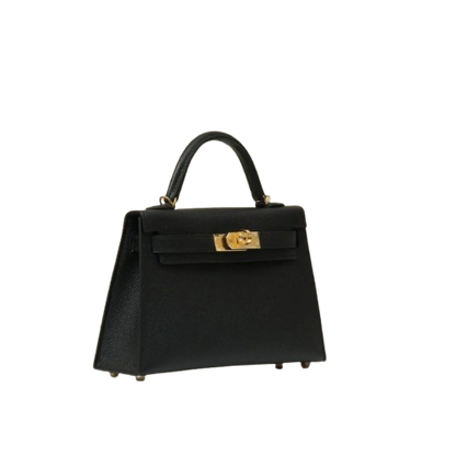 Amara | Bolso negro con detalles dorados