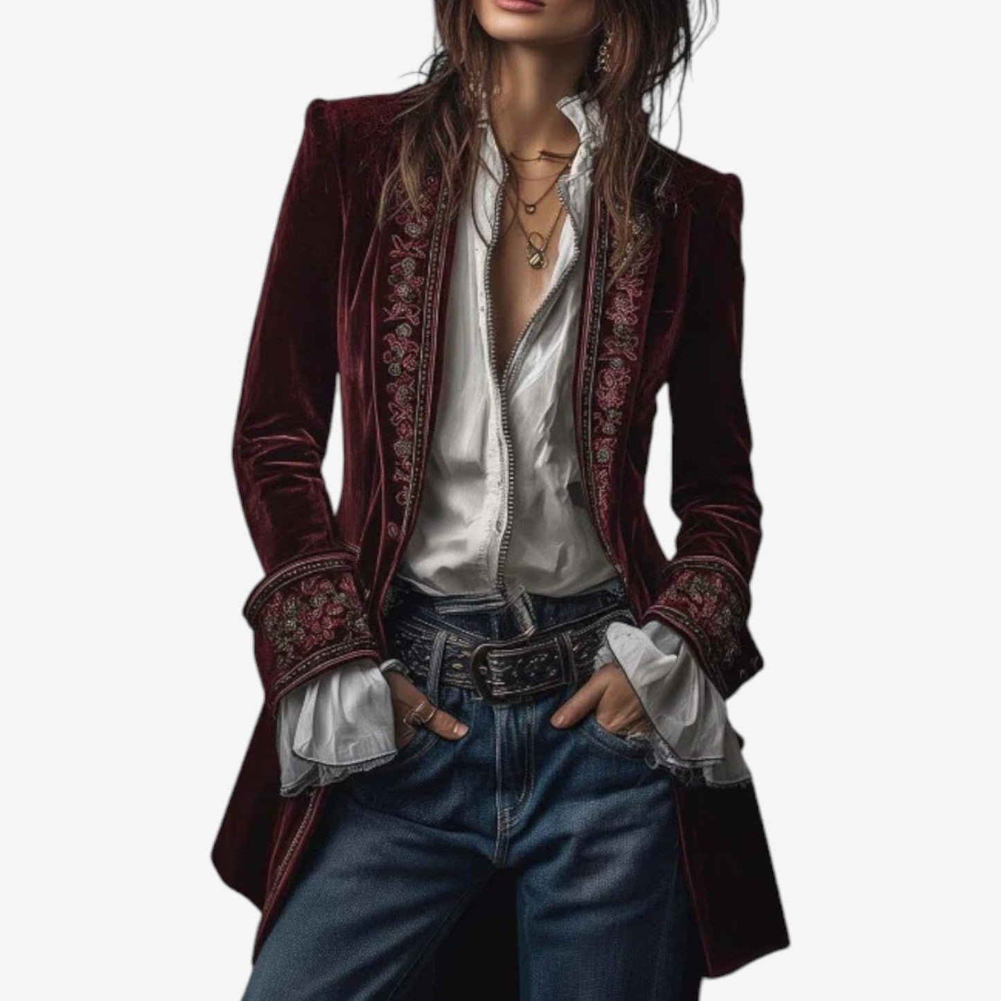 Ramousse™ Blazer bordado