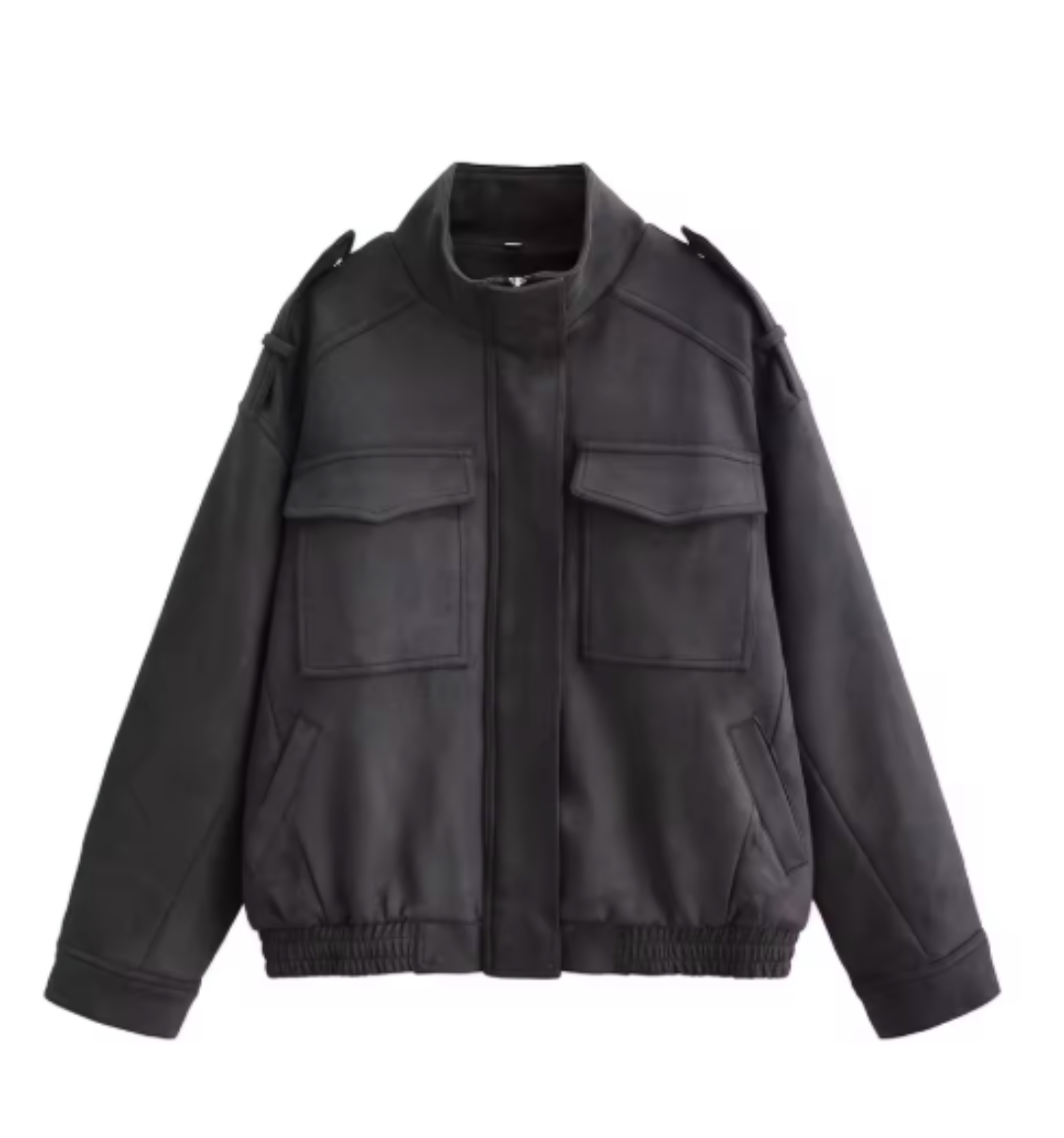 CHAQUETA ANTE MARFIL