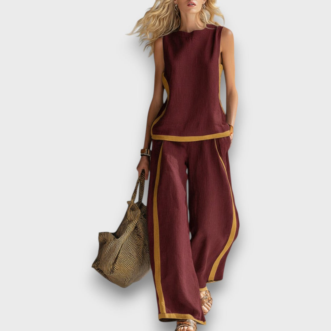 AURENE™ | CONJUNTO DE LINO DE DOS PIEZAS