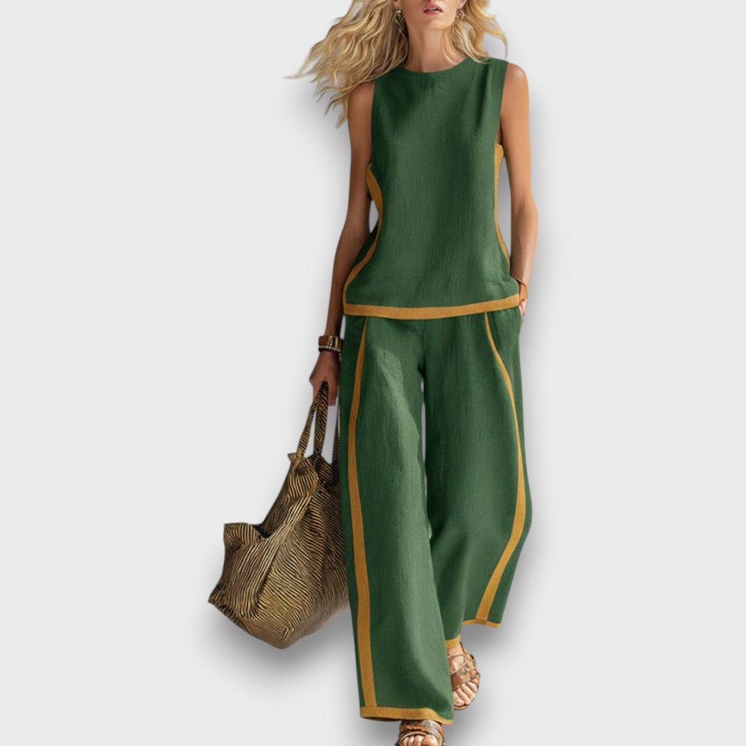 AURENE™ | CONJUNTO DE LINO DE DOS PIEZAS