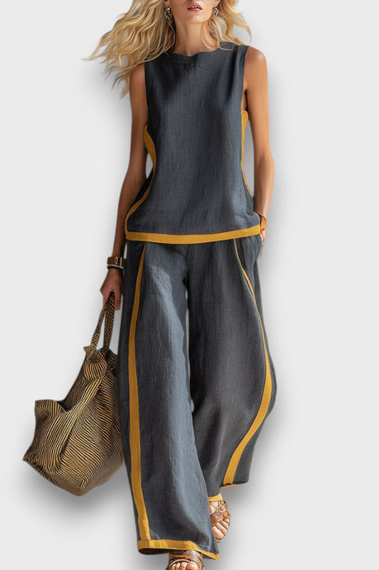 AURENE™ | CONJUNTO DE LINO DE DOS PIEZAS