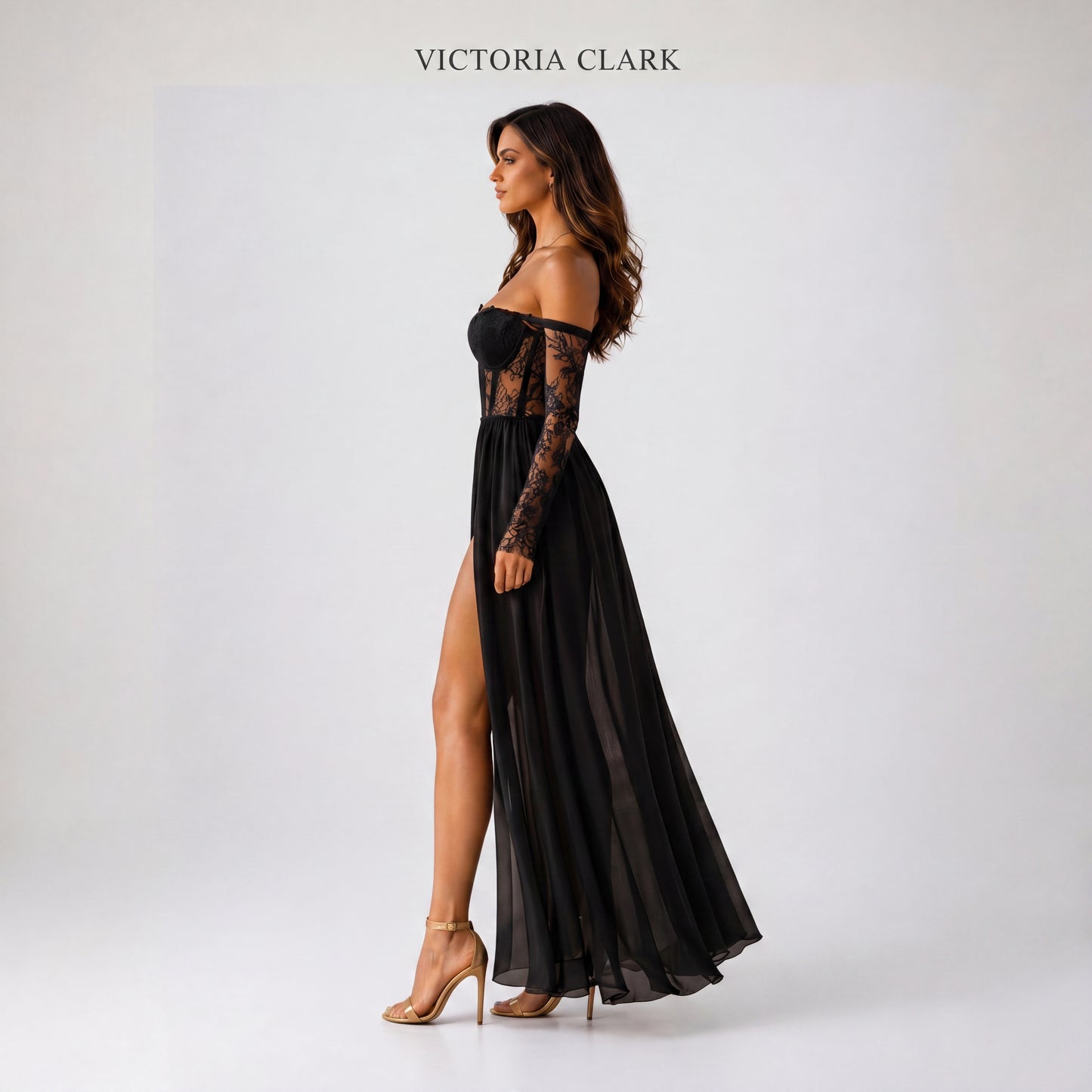 VESTIDO CELESTE