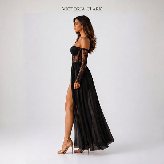 VESTIDO CELESTE
